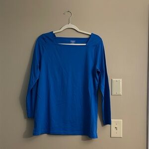 LLBean Women's Vibrant Blue Long Sleeve Tunic